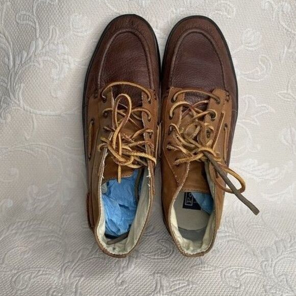 Polo Ralph Lauren Delmont Brown Leather Lace Up Boots Men Size 10.5D - Picture 7 of 10